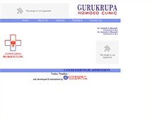Tablet Screenshot of gurukrupaclinic.com